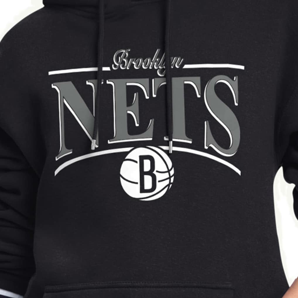 NBA Brooklyn Nets Starter Women's Arch Stripe Fleece Hoodie