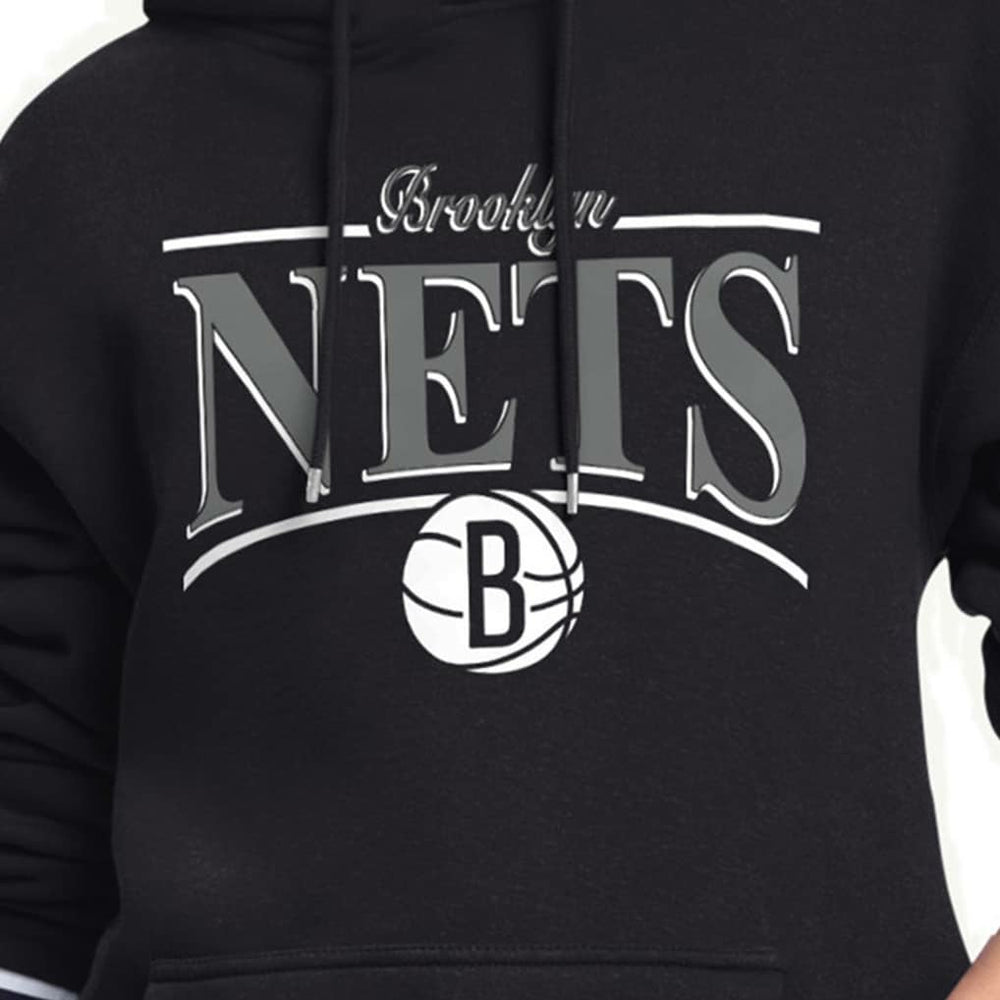 NBA Brooklyn Nets Starter Women's Arch Stripe Fleece Hoodie
