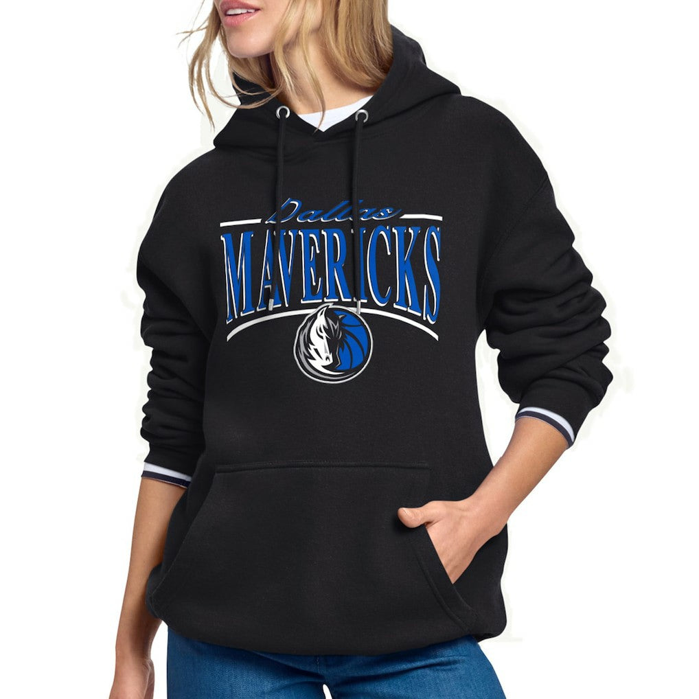 NBA Dallas Mavericks Starter Women's Arch Stripe Fleece Hoodie sale