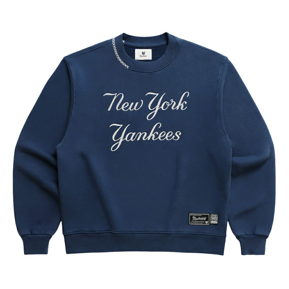 MLB New York Yankees Madhappy Unisex Script Fleece Sweatshirt
