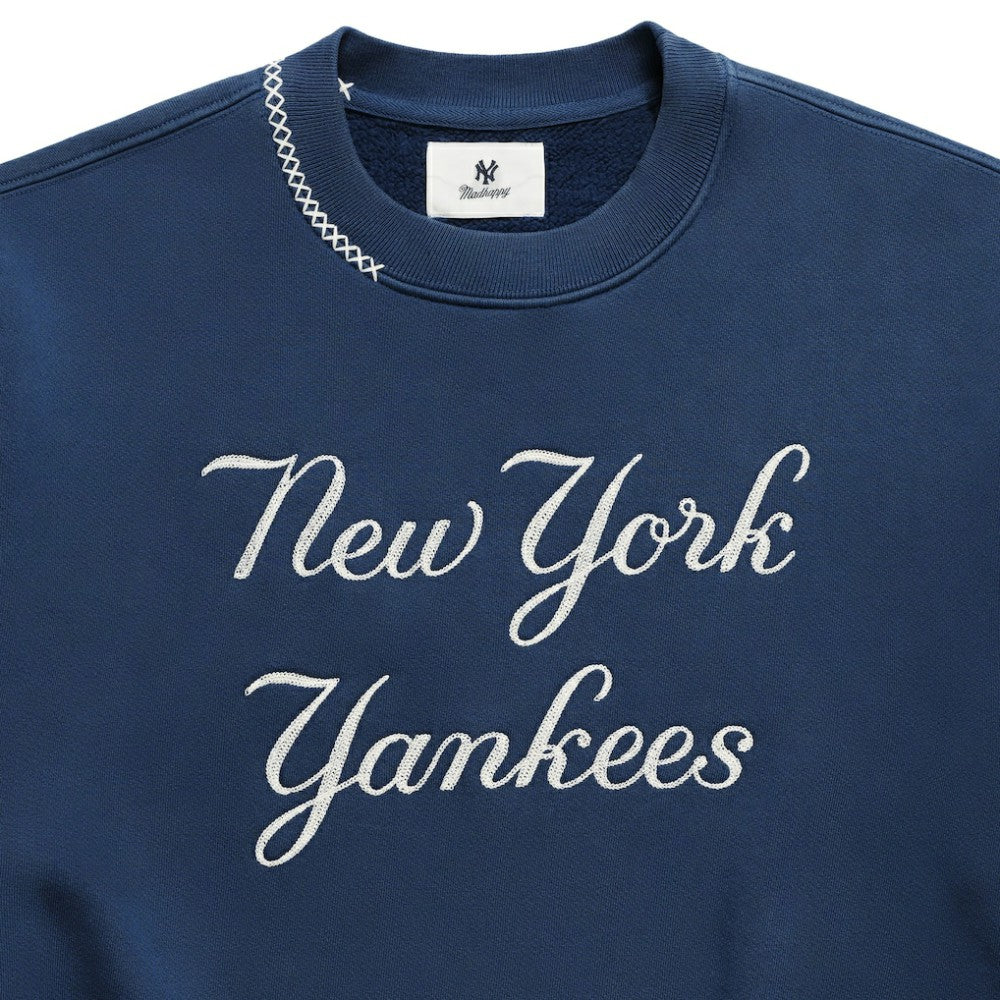 MLB New York Yankees Madhappy Unisex Script Fleece Sweatshirt