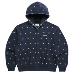 MLB New York Yankees Madhappy Unisex All Over Fleece Full-Zip Hoodie