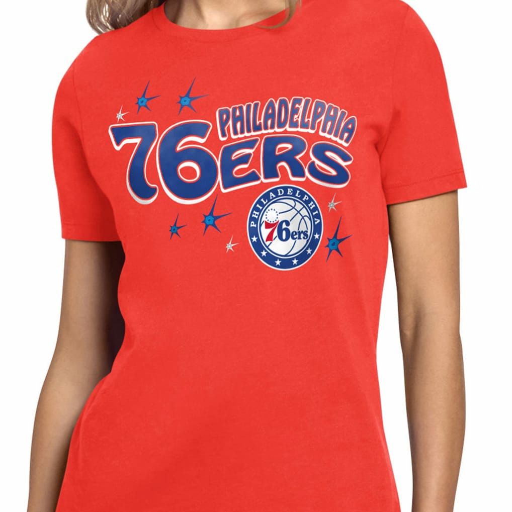 NBA Philadelphia 76ers Starter Women's Fireworks T-Shirt
