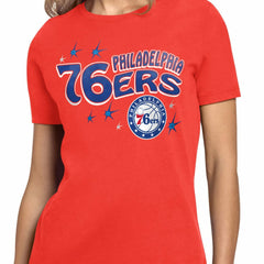 NBA Philadelphia 76ers Starter Women's Fireworks T-Shirt