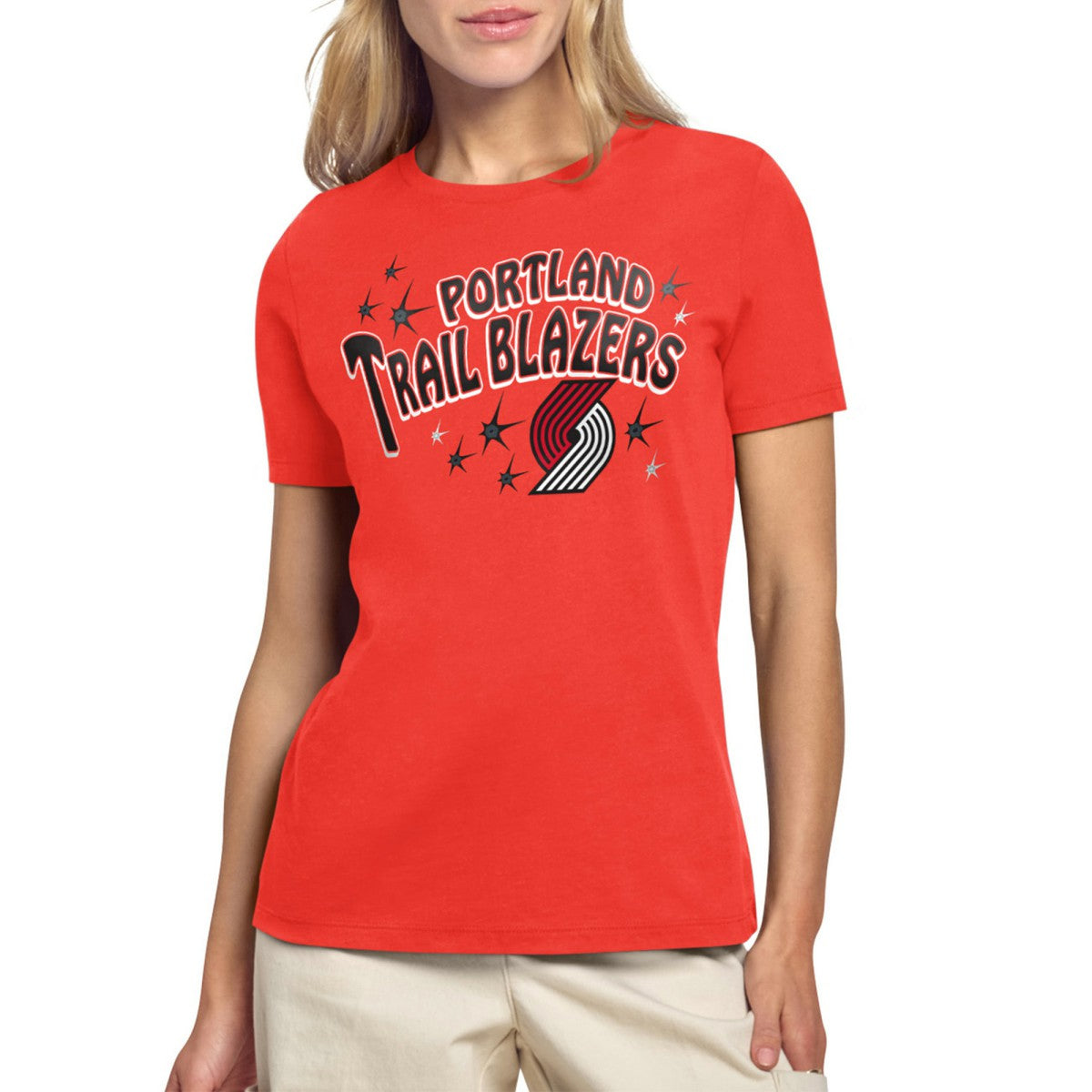 NBA Portland Trail Blazers Starter Women's Fireworks T-Shirt