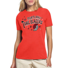 NBA Portland Trail Blazers Starter Women's Fireworks T-Shirt