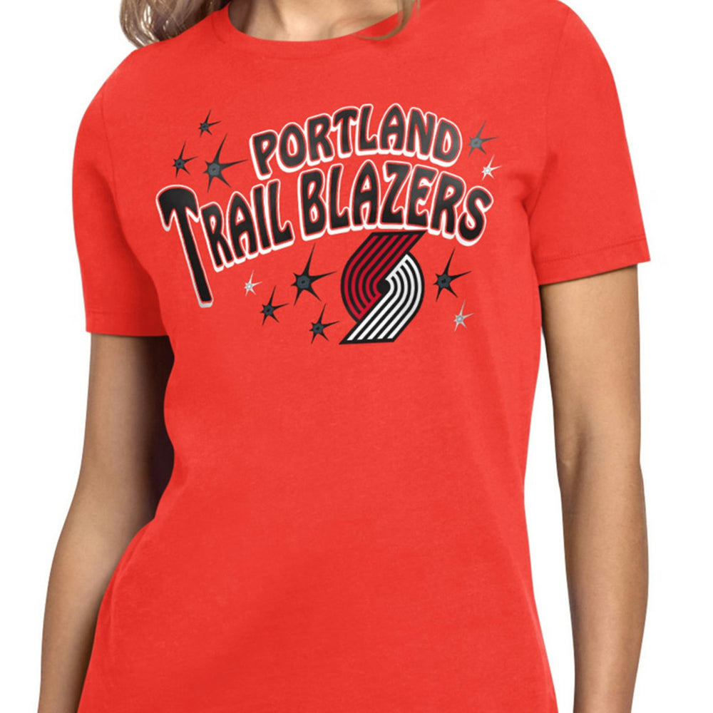 NBA Portland Trail Blazers Starter Women's Fireworks T-Shirt