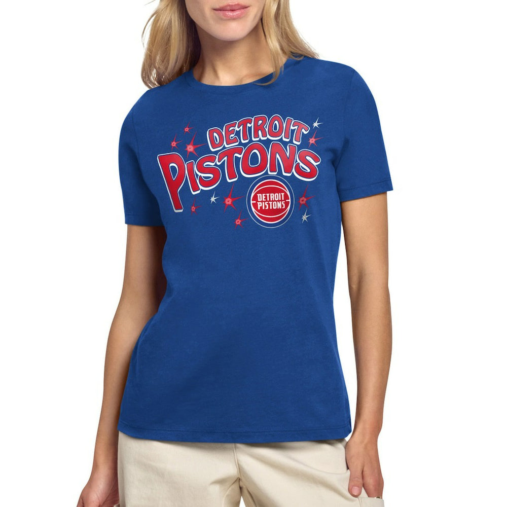 NBA Detroit Pistons Starter Women's Fireworks T-Shirt sale