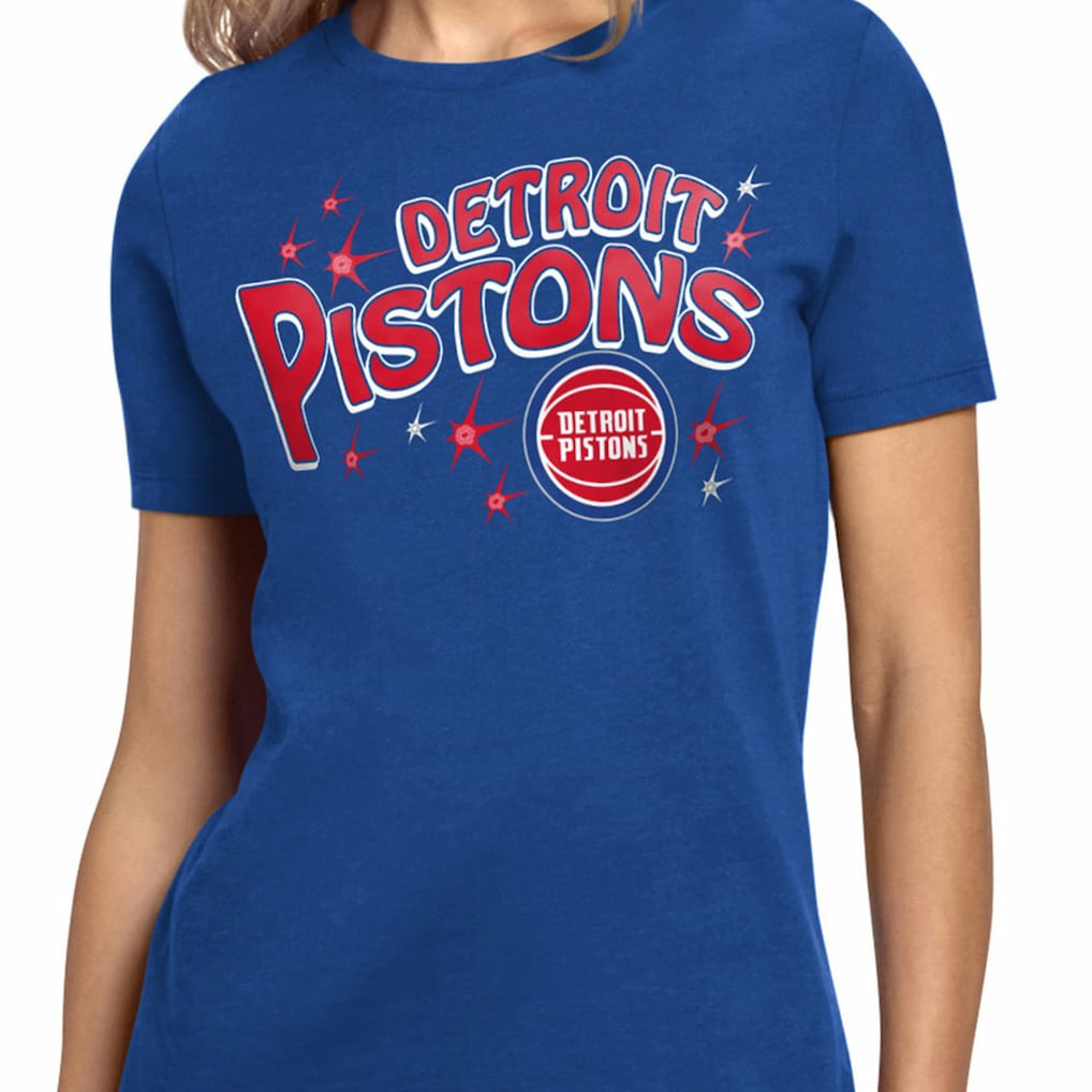 NBA Detroit Pistons Starter Women's Fireworks T-Shirt sale