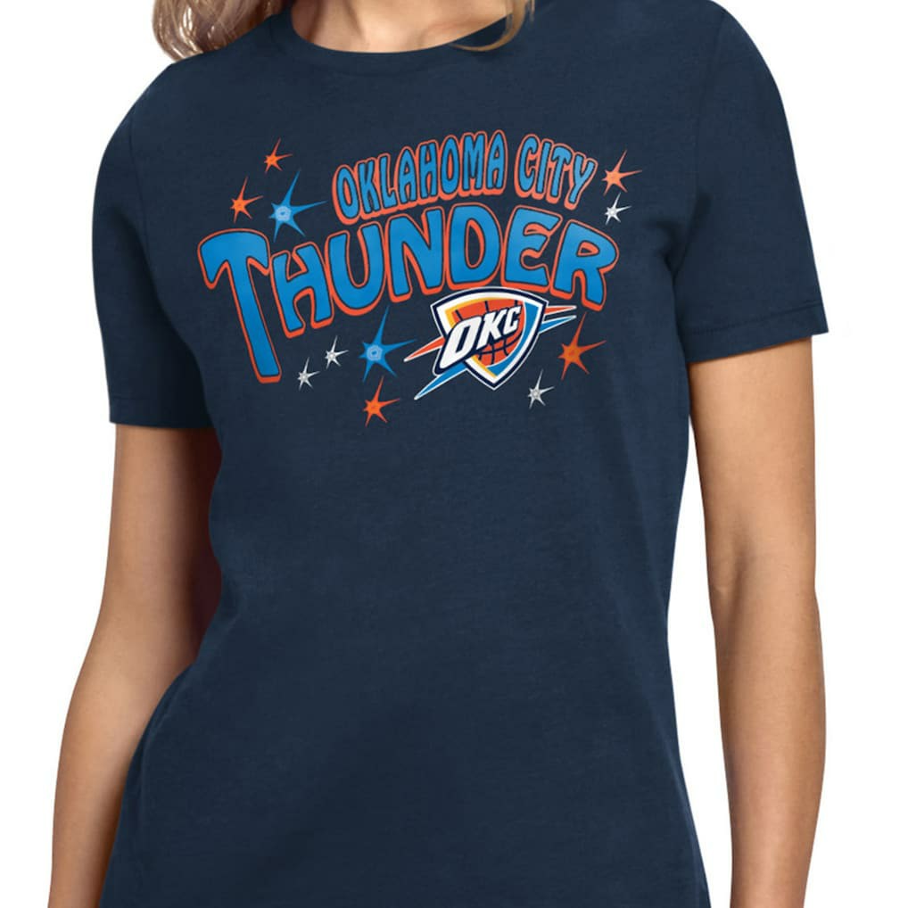 NBA Oklahoma City Thunder Starter Women's Fireworks T-Shirt