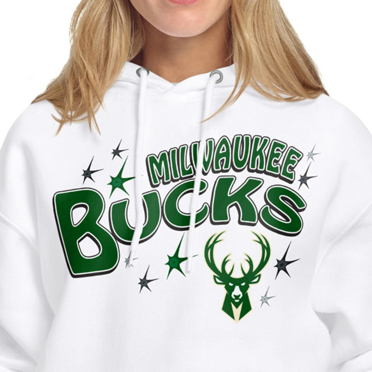 NBA Milwaukee Bucks Starter Women's Fireworks Fleece Hoodie