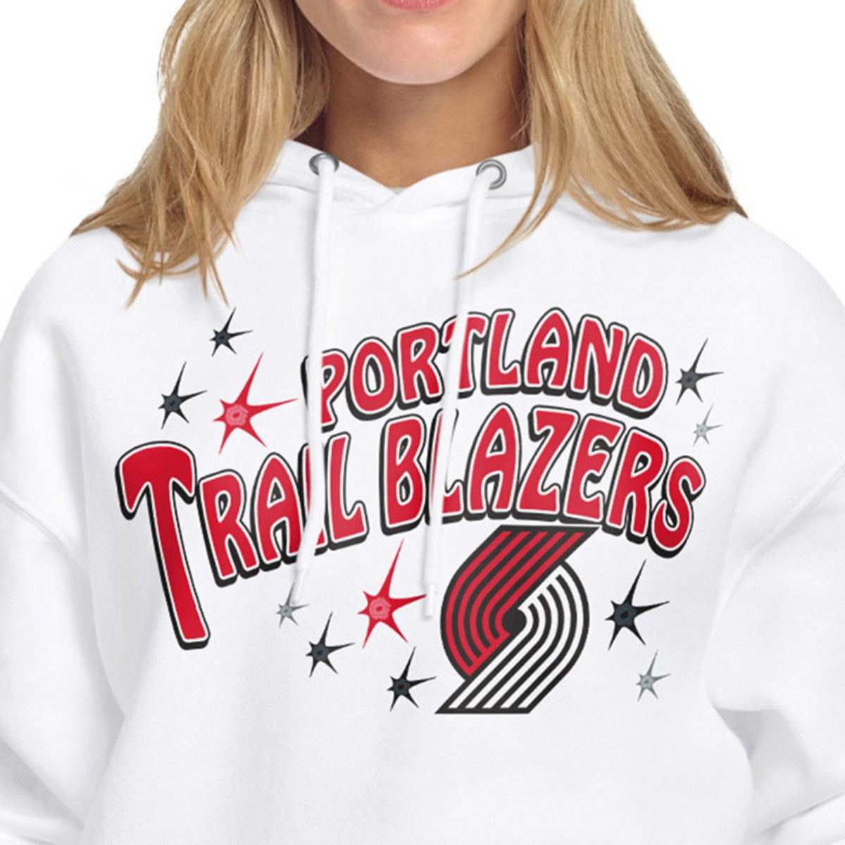 NBA Portland Trail Blazers Starter Women's Fireworks Fleece Hoodie
