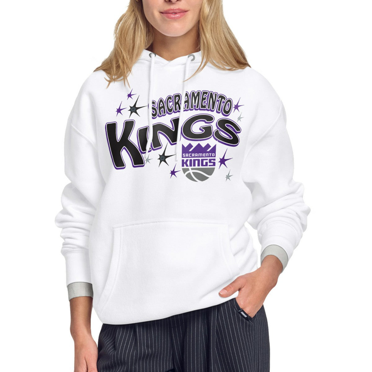 NBA Sacramento Kings Starter Women's Fireworks Fleece Hoodie