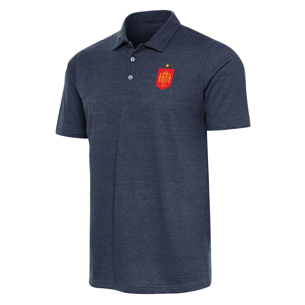 Spain National Team Antigua Peak Polo -  Heather Navy