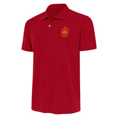 Spain National Team Antigua Statement Polo -  Red