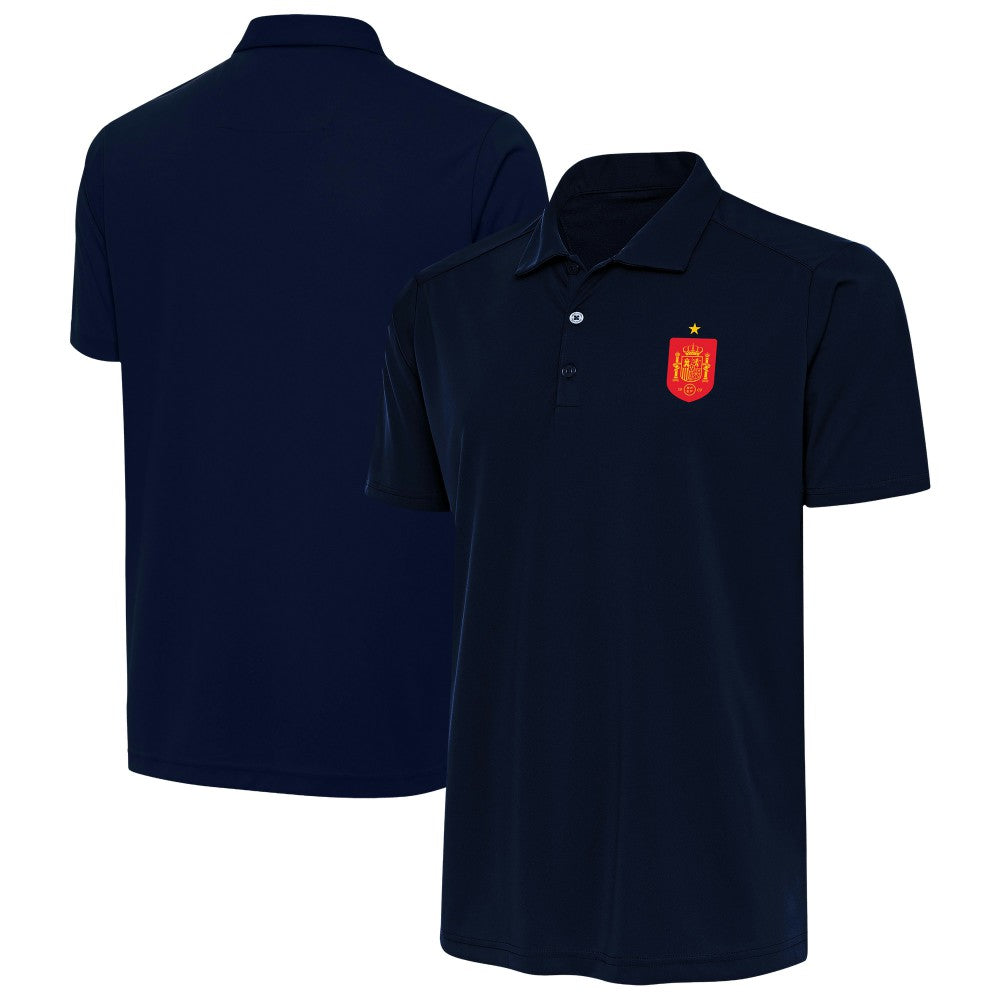 Spain National Team Antigua Statement Polo -  Navy