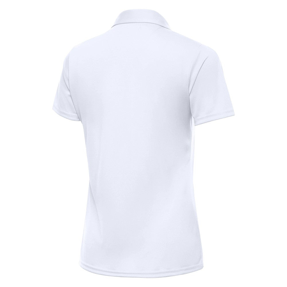 Spain National Team Antigua Women's Statement Y-Neck Polo -  White