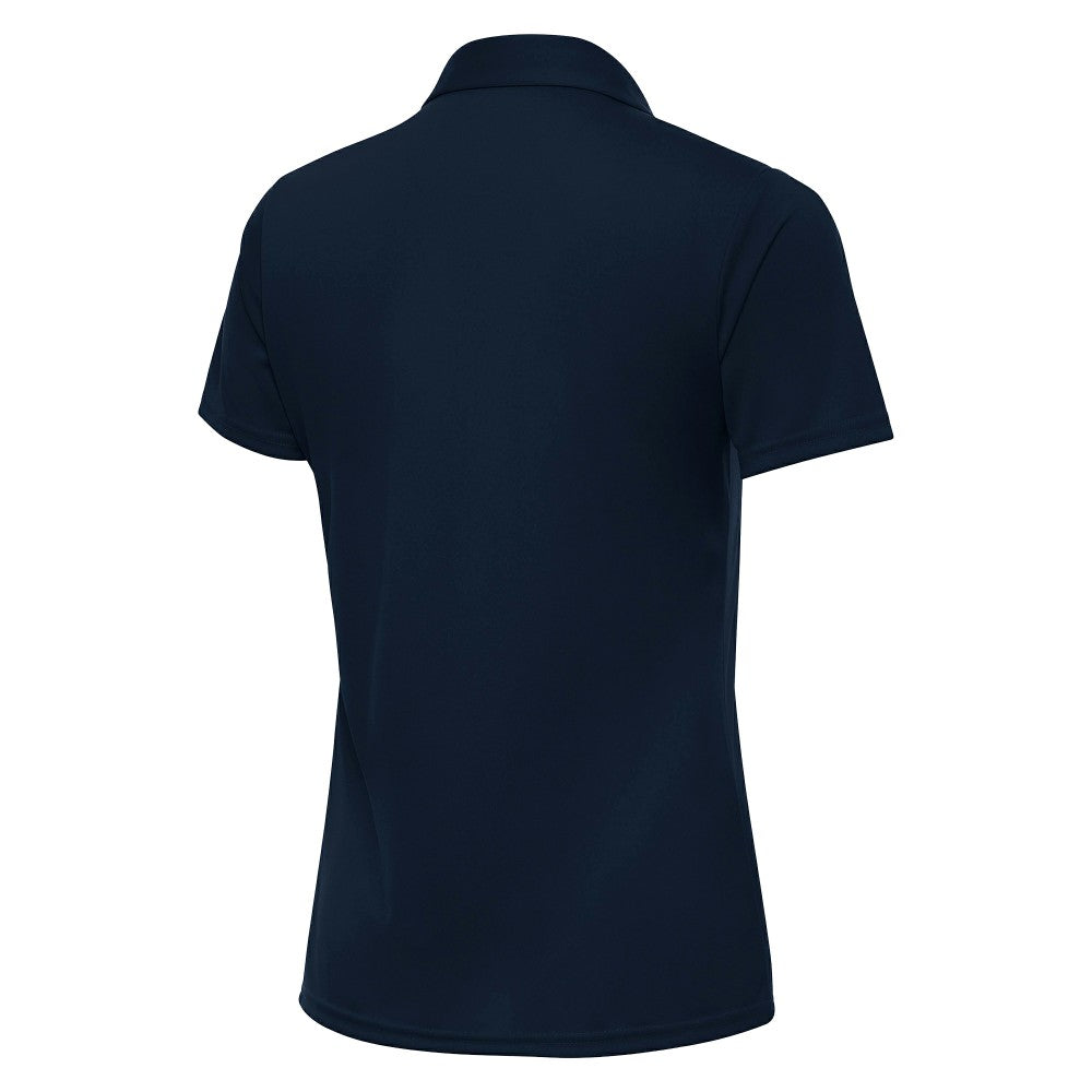 Spain National Team Antigua Women's Statement Y-Neck Polo -  Navy