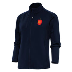 Spain National Team Antigua Women's Genesis Full-Zip Jacket -  Navy