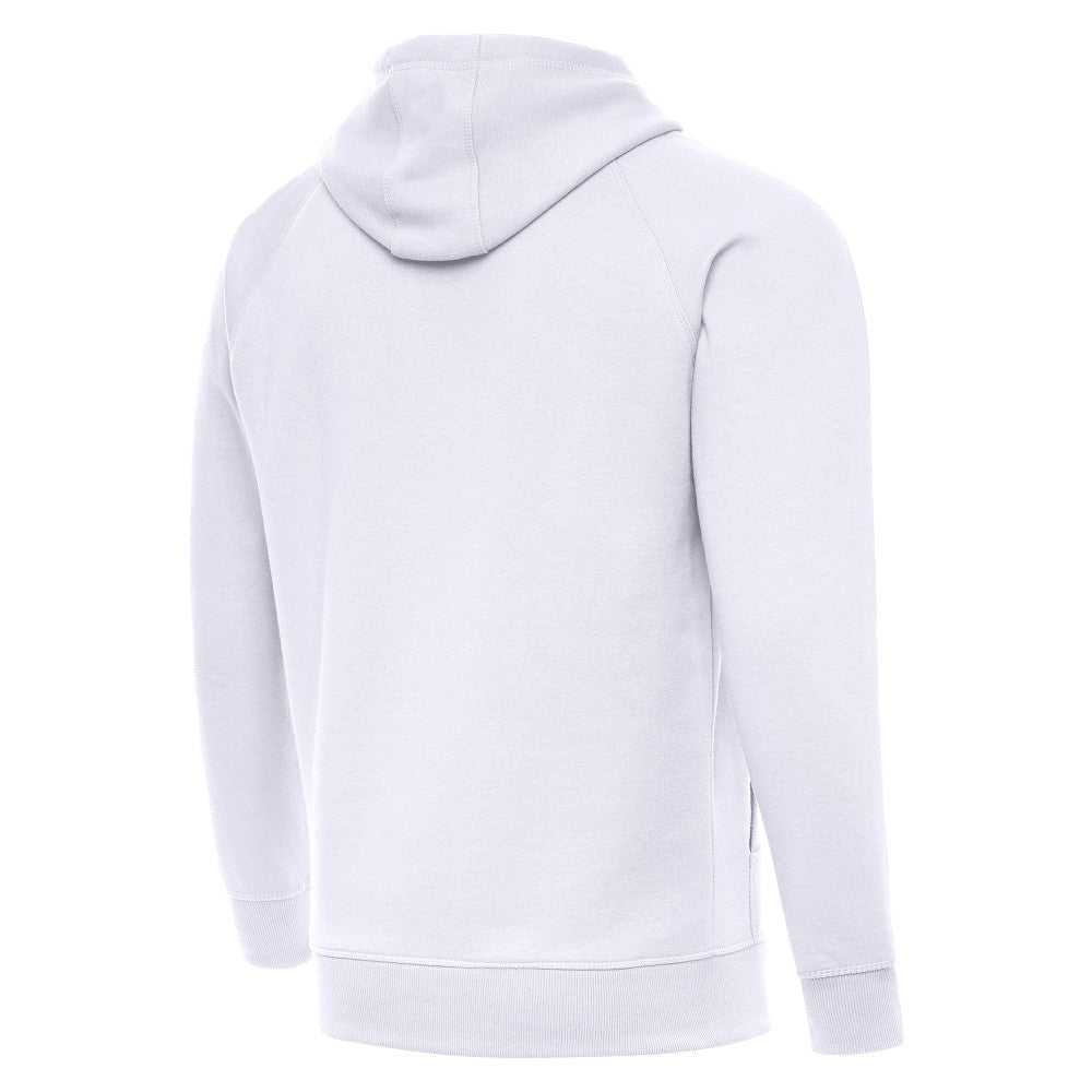 Spain National Team Antigua Takeover Fleece Raglan Hoodie -  White