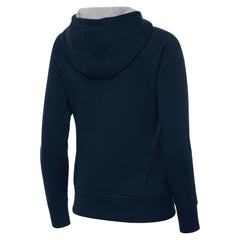 Spain National Team Antigua Women's Takeover Fleece Raglan Full-Zip Hoodie -  Navy
