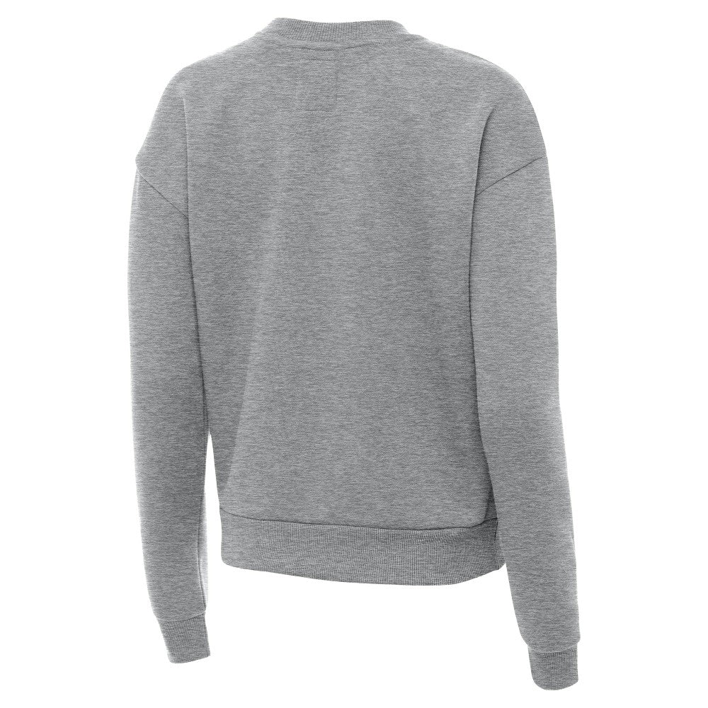 Spain National Team Antigua Women's Takeover Fleece Sweatshirt -  Heather Gray