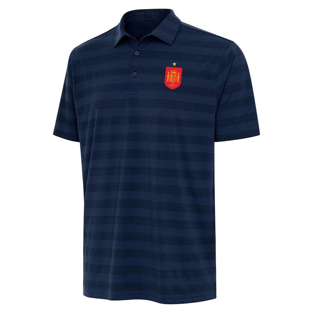 Spain National Team Antigua Channel Polo -  Navy