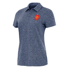 Spain National Team Antigua Women's Triple Shot Polo -  Heather Navy