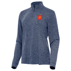 Spain National Team Antigua Women's Quarter-Zip Pullover -  Heather Navy