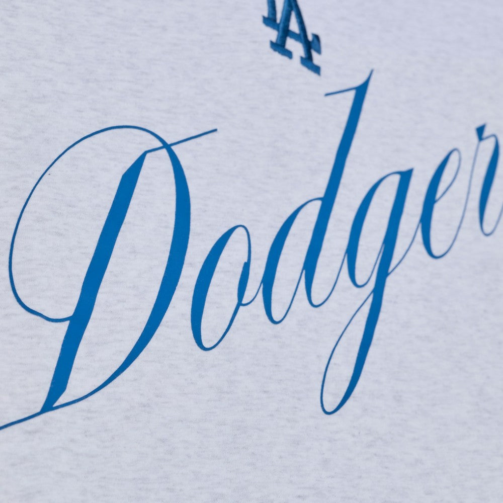MLB Los Angeles Dodgers Mitchell & Ness Women's Script Cropped Boxy T-Shirt