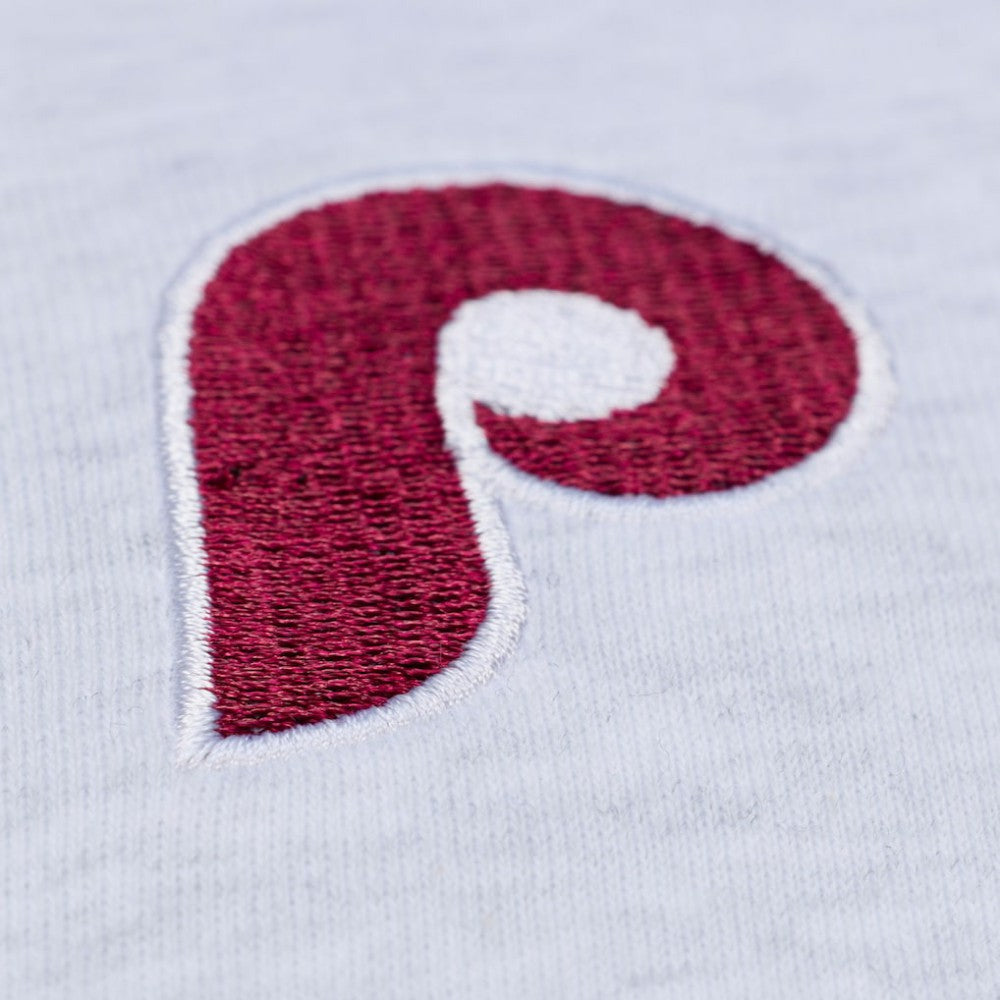 MLB Philadelphia Phillies Mitchell & Ness Women's Script Cropped Boxy T-Shirt