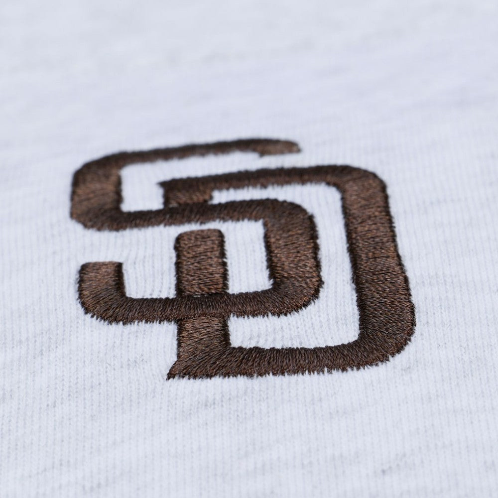 MLB San Diego Padres Mitchell & Ness Women's Script Cropped Boxy T-Shirt