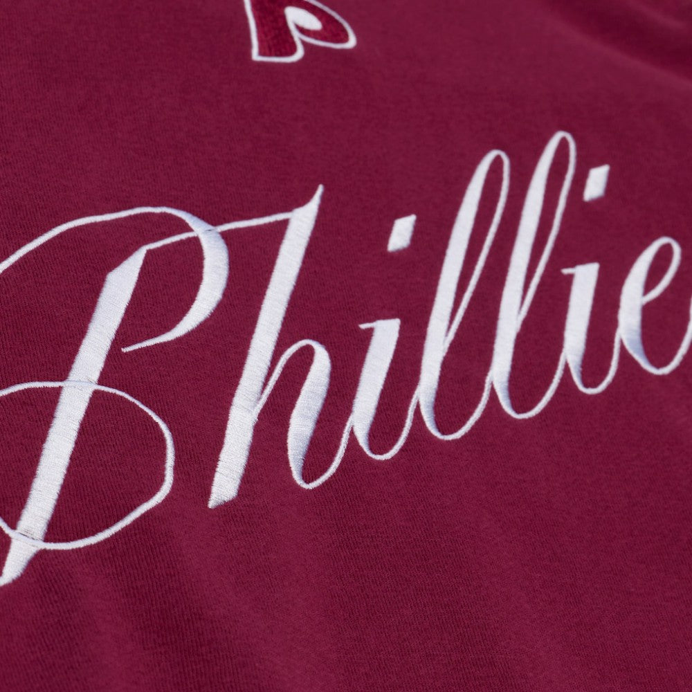 MLB Philadelphia Phillies Mitchell & Ness Women's Script Sweatshirt