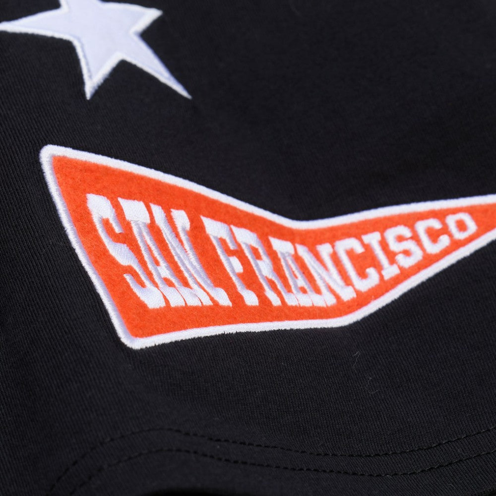 MLB San Francisco Giants Mitchell & Ness Women's Pep Rally Cropped Boxy T-Shirt
