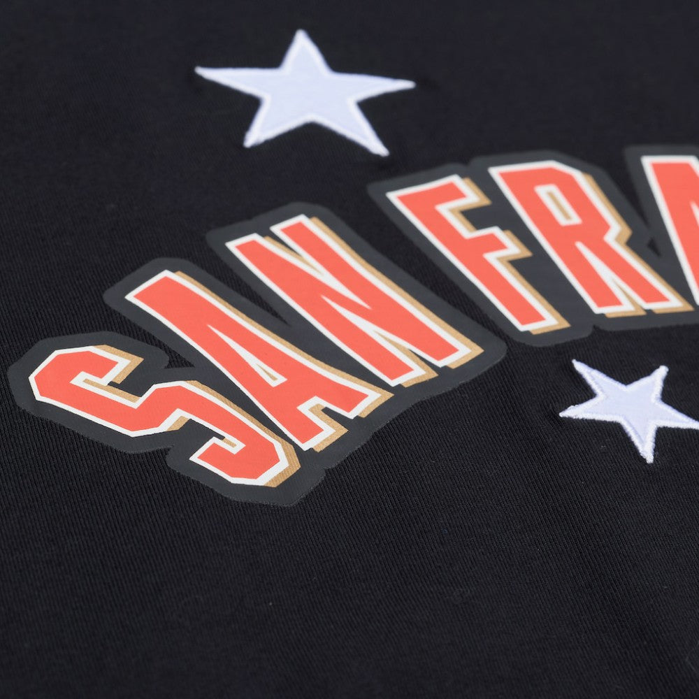 MLB San Francisco Giants Mitchell & Ness Women's Pep Rally Cropped Boxy T-Shirt