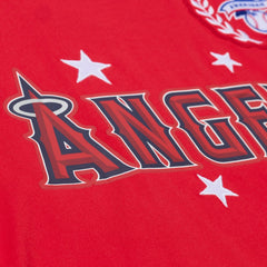 MLB Los Angeles Angels Mitchell & Ness Women's Pep Rally Cropped Boxy T-Shirt