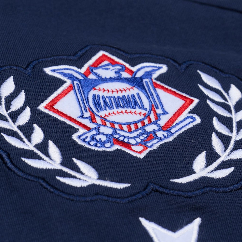 MLB Atlanta Braves Mitchell & Ness Women's Pep Rally Cropped Boxy T-Shirt