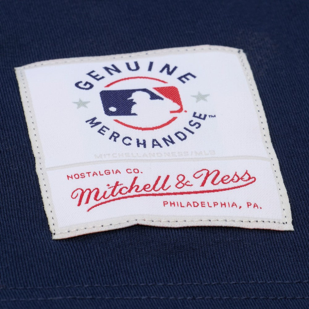 MLB Atlanta Braves Mitchell & Ness Women's Pep Rally Cropped Boxy T-Shirt