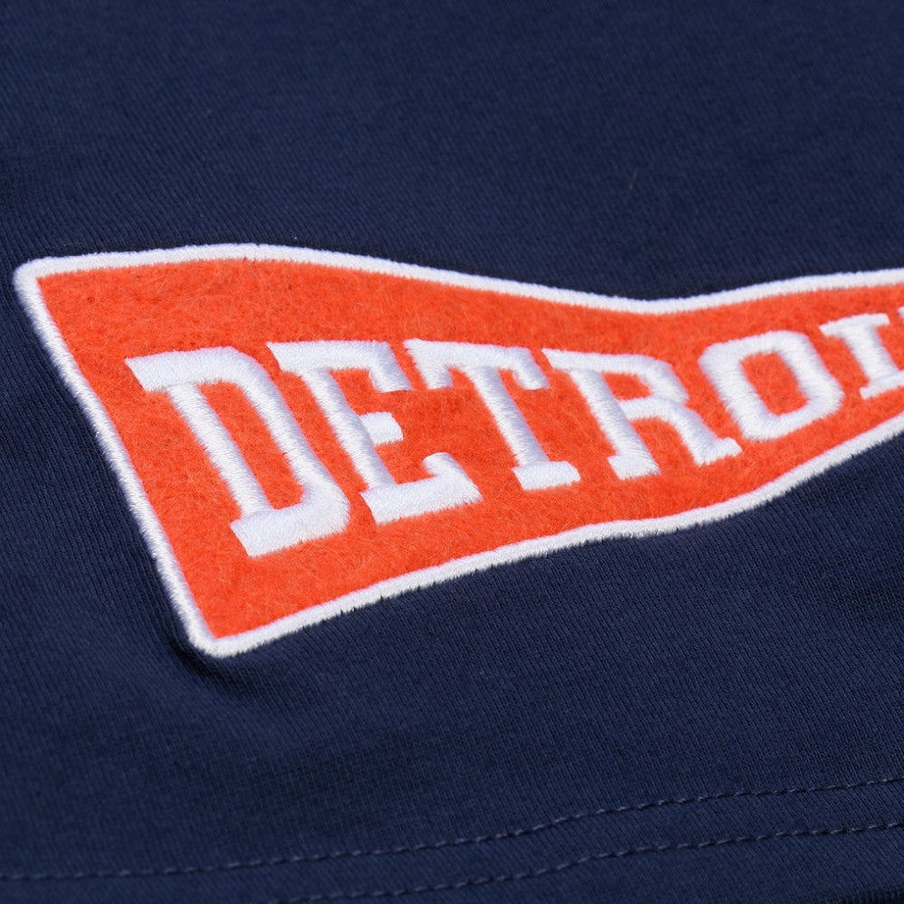 MLB Detroit Tigers Mitchell & Ness Women's Pep Rally Cropped Boxy T-Shirt