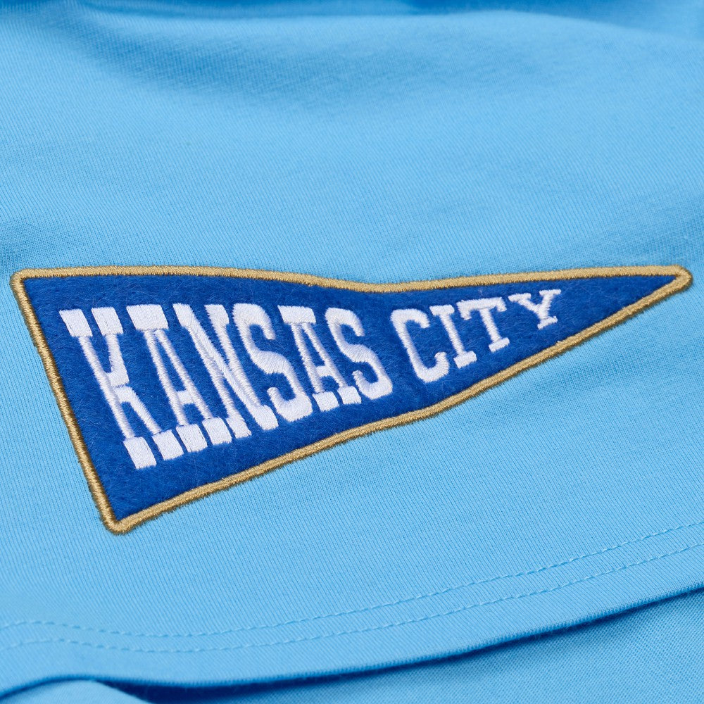 MLB Kansas City Royals Mitchell & Ness Women's Pep Rally Cropped Boxy T-Shirt