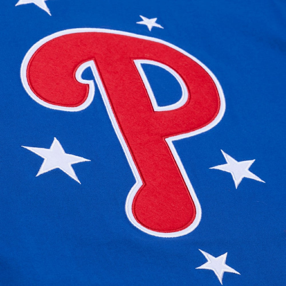 MLB Philadelphia Phillies Mitchell & Ness Women's Pep Rally Cropped Boxy T-Shirt