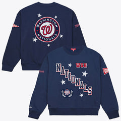 MLB Washington Nationals Mitchell & Ness Women's Pep Rally Sweatshirt