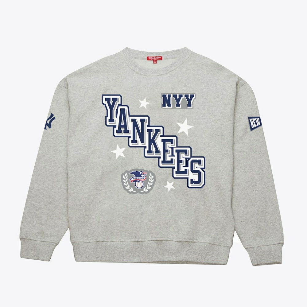 MLB New York Yankees Mitchell & Ness Women's Pep Rally Sweatshirt
