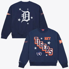 MLB Detroit Tigers Mitchell & Ness Women's Pep Rally Sweatshirt