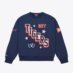 MLB Detroit Tigers Mitchell & Ness Women's Pep Rally Sweatshirt