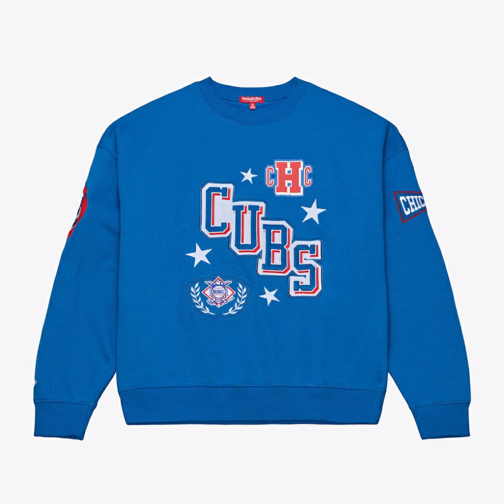 MLB Chicago Cubs Mitchell & Ness Women's Pep Rally Sweatshirt