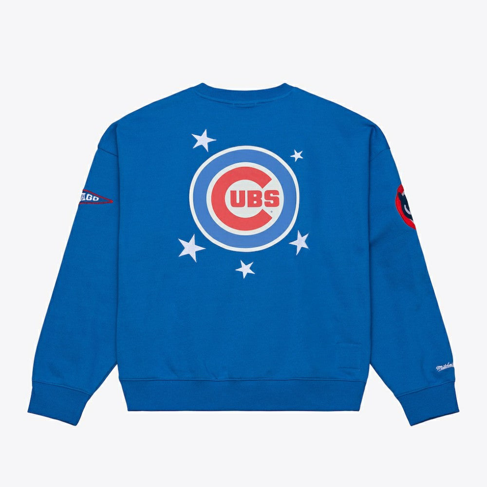 MLB Chicago Cubs Mitchell & Ness Women's Pep Rally Sweatshirt