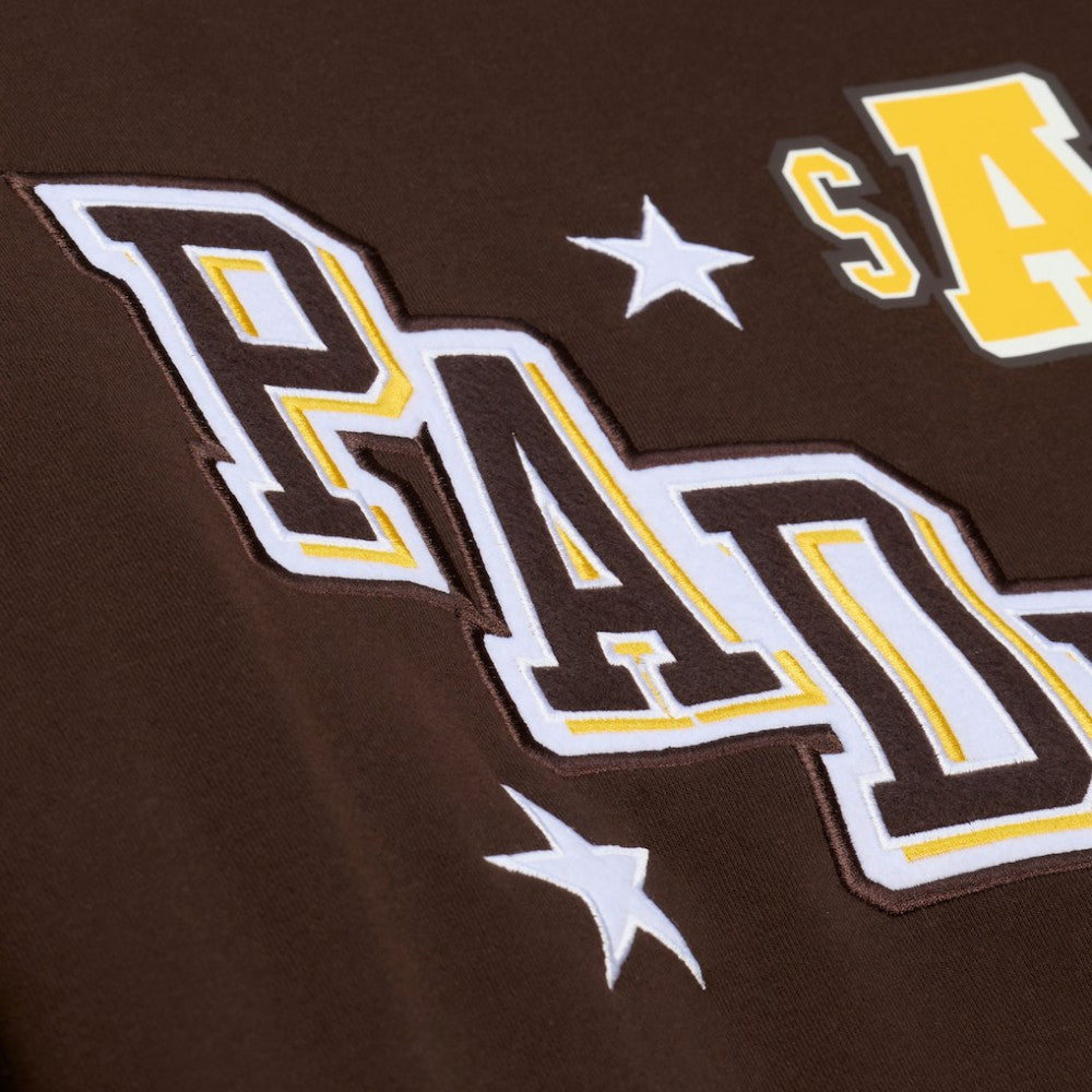 MLB San Diego Padres Mitchell & Ness Women's Pep Rally Sweatshirt