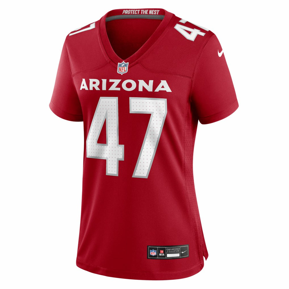 Channing Tindall  Women's Team Game Jersey - Arizona Cardinals