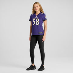 Taven Bryan  Women's Team Game Jersey - Baltimore Ravens